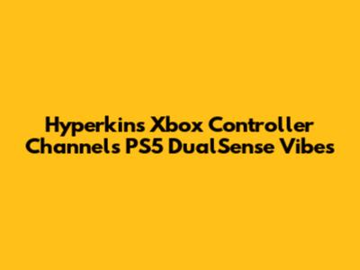 Hyperkin's Xbox Controller Channels PS5 DualSense Vibes