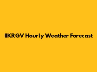 IIKRGV Hourly Weather Forecast