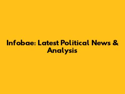Infobae: Latest Political News & Analysis