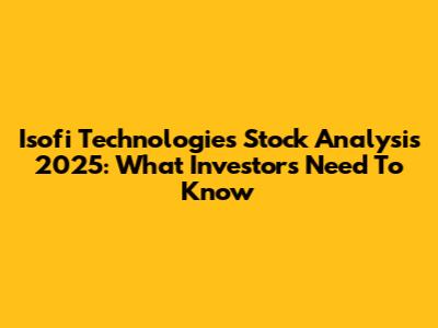 Isofi Technologies Stock Analysis 2025: What Investors Need To Know